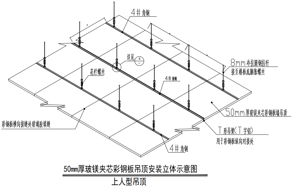 實驗室彩鋼板天花施工技術(shù)